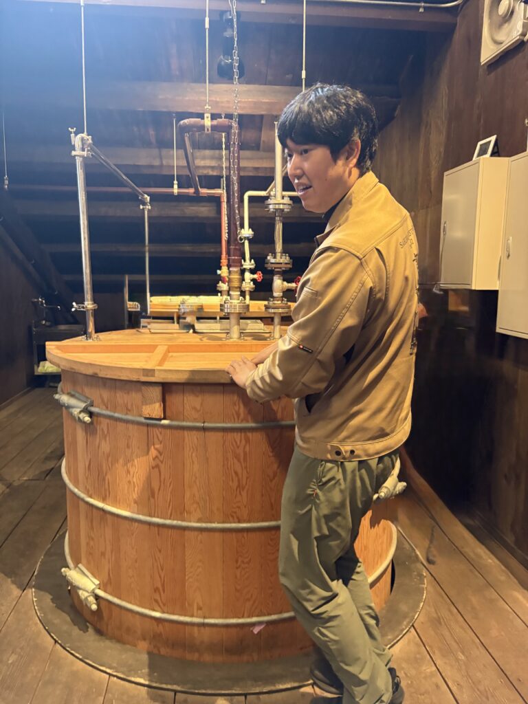 三郎丸蒸留所 見学体験記：独自の風味を生むこだわりの木桶発酵槽