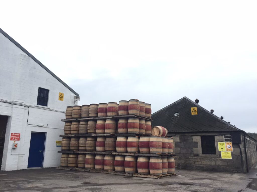 グレンマレイ蒸溜所の、樽