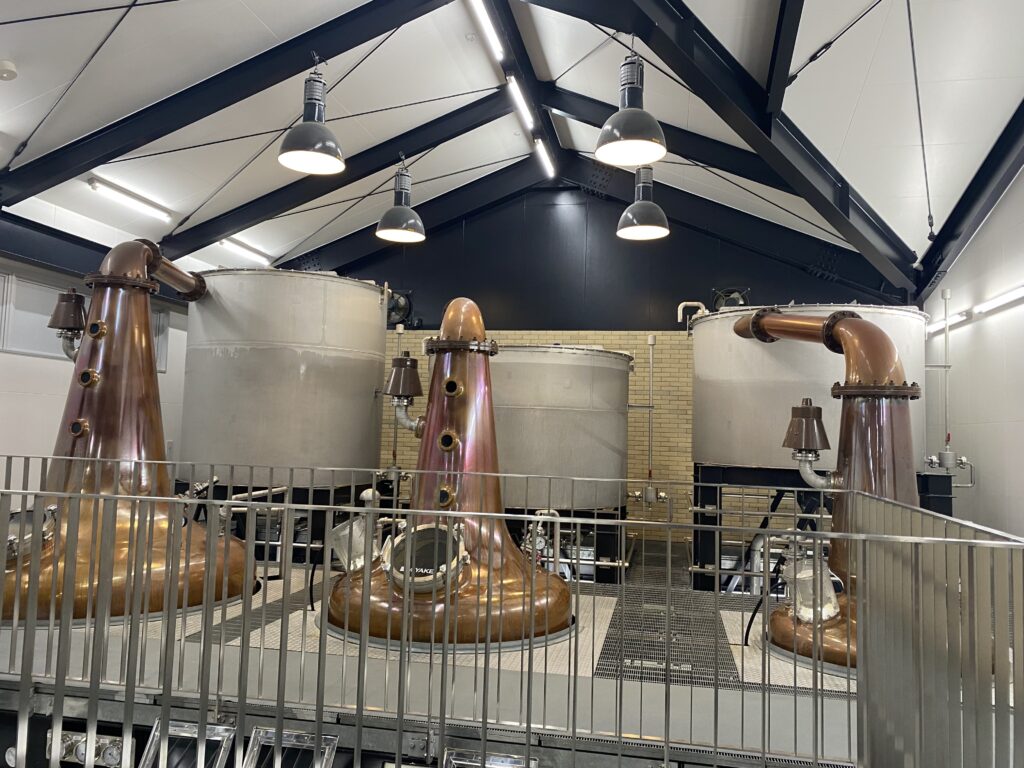 嘉之助蒸溜所・ポットスチル　筆者撮影