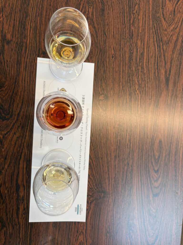 小諸蒸溜所ルビーポート樽・赤色がきれい！