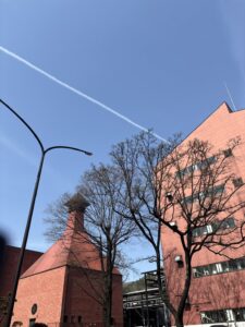 ニッカ宮城峡蒸溜所の電線もない素晴らしい情景