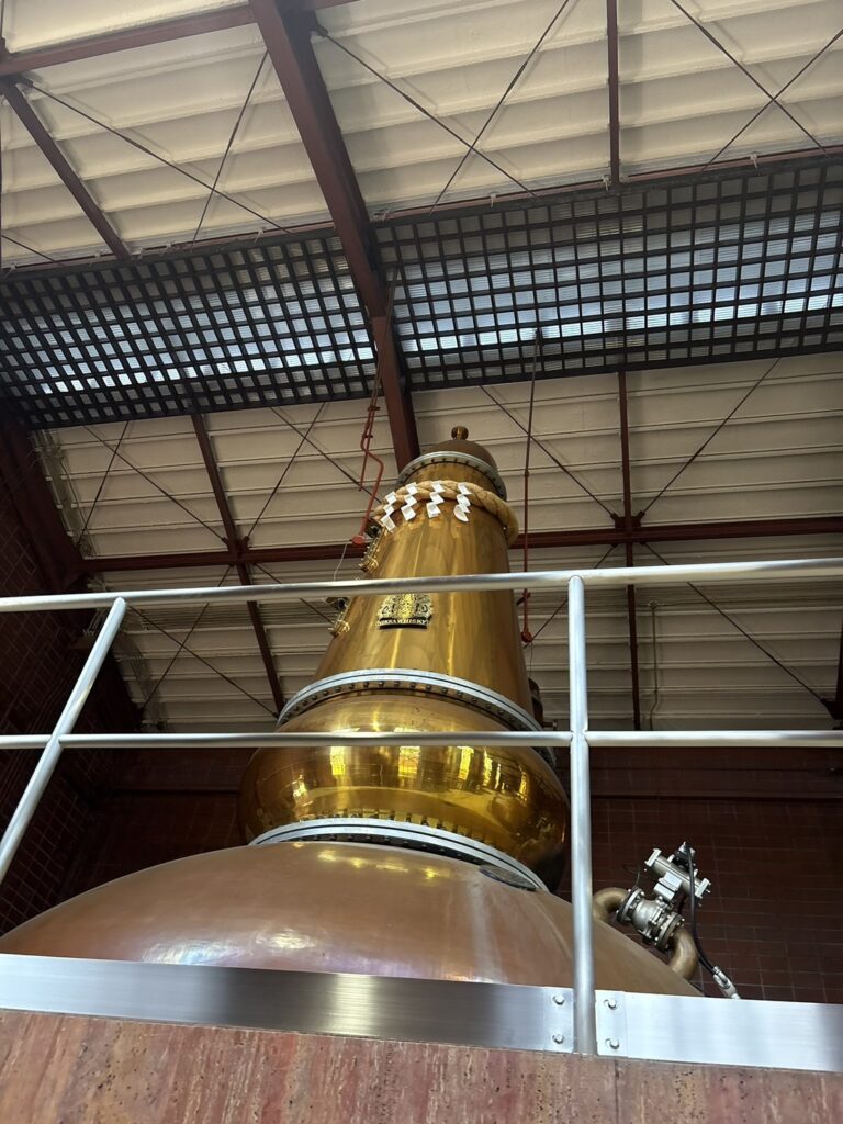 ニッカ宮城峡蒸溜所の新旧ポットスチル