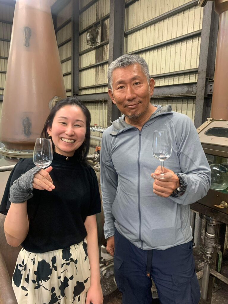 ナインリーブス竹内社長と、Bar Little Happiness店主の２ショット